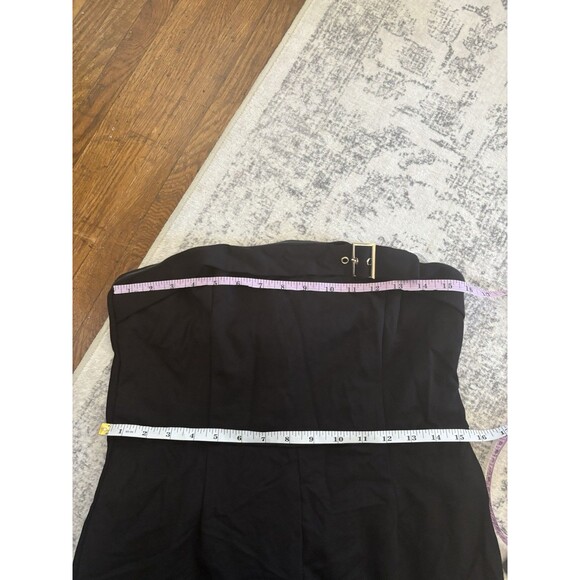 Lulus Deeply Sophisticated Black Strapless Wide-Leg Jumpsuit Size Small NWT sexy - Picture 5 of 9